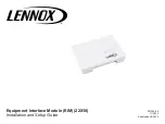 Lennox 22X18 Installation And Setup Manual предпросмотр