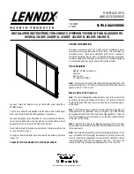 Lennox 38LSBF-B Installation Instructions preview