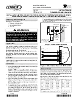 Предварительный просмотр 1 страницы Lennox 59M05 Installation Instructions