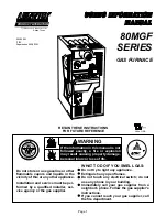 Lennox 80MGF-45 User'S Information Manual preview