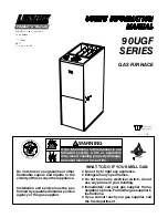 Lennox 90UGF SERIES User'S Information Manual preview