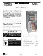 Lennox Air Handler CB26UH Unit Information preview