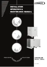 Lennox AIRCOOLAIR KNCK 24E Installation, Operation & Maintenance Manual предпросмотр