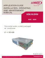 Lennox AQUALEAN AWC Application Manual preview