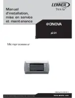 Lennox @DNOVA pCO1 User Manual preview