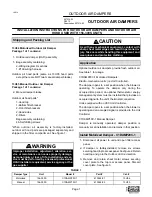 Lennox C1DAMP20C-1 Installation Instructions Manual preview