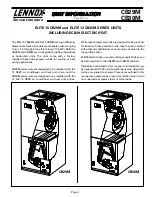 Предварительный просмотр 1 страницы Lennox CB29M-21 Unit Information