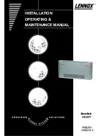 Lennox Comfair HC Operating Manual предпросмотр