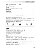 Preview for 3 page of Lennox Comfair HD Installation Operating & Maintenance Manual