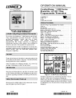 Lennox ComfortSense L3722C Operation Manual preview