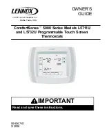 Предварительный просмотр 1 страницы Lennox ComfortSense L5711U Owner'S Manual