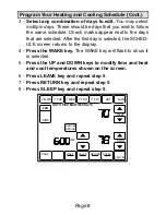 Предварительный просмотр 8 страницы Lennox ComfortSense L5711U Owner'S Manual