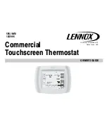 Lennox Commercial Touchscreen Thermostat Owner'S Manual preview