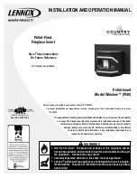 Preview for 1 page of Lennox Country Winslow PI40 Installation And Operation Manual