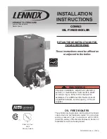 Lennox COWB3 Installation Instructions Manual preview