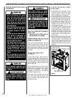 Предварительный просмотр 10 страницы Lennox Dave Lennox Signature Montebello LSM40EN-2 Care And Operation Instructions Manual