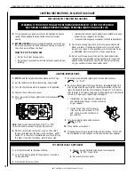 Предварительный просмотр 18 страницы Lennox Dave Lennox Signature Montebello LSM40EN-2 Care And Operation Instructions Manual