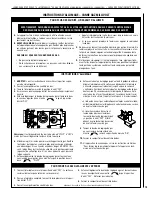 Предварительный просмотр 19 страницы Lennox Dave Lennox Signature Montebello LSM40EN-2 Care And Operation Instructions Manual