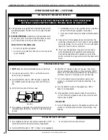 Предварительный просмотр 20 страницы Lennox Dave Lennox Signature Montebello LSM40EN-2 Care And Operation Instructions Manual