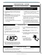 Предварительный просмотр 19 страницы Lennox Dave Lennox Signature Montebello LSM40EN-PV Care And Operation Instructions Manual