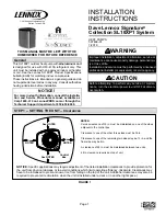 Lennox Dave Lennox Signature XC17 Installation Instruction preview