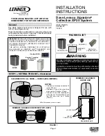 Preview for 1 page of Lennox Dave Lennox Signature XP25 Installation Instructions Manual