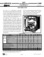 Lennox Diplomat 10HP12 Information preview