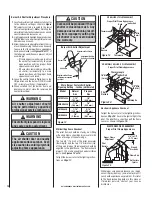 Предварительный просмотр 12 страницы Lennox DIRECT VENT MERIT LMDV-33 SERIES Care And Operation Instructions Manual