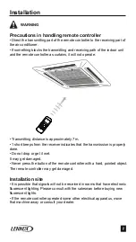 Preview for 7 page of Lennox e-Lite LV-RC01 Installation And Operation Manual