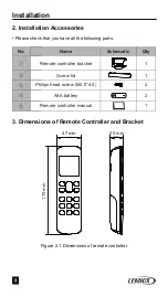 Preview for 8 page of Lennox e-Lite LV-RC01 Installation And Operation Manual