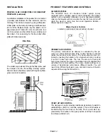 Preview for 12 page of Lennox EARTH STOVE 2800HT Installation And Operation Manual