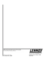 Предварительный просмотр 20 страницы Lennox ED4540CNE-2 Homeowner'S Care And Operation Instructions Manual