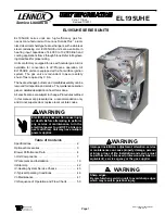 Lennox EL195UH045XE36B Unit Information preview