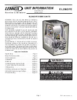 Lennox EL296DF045XE36B Manual preview