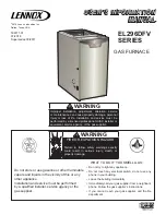 Preview for 1 page of Lennox EL296DFV SERIES User'S Information Manual