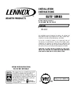 Lennox ELITE TM-4500 Installation Instructions Manual preview