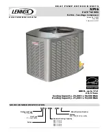 Preview for 1 page of Lennox Elite XP16024 User Manual