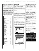 Preview for 4 page of Lennox ESTATE EST-36 Care And Operation Instructions Manual