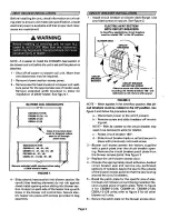 Предварительный просмотр 2 страницы Lennox EvenHeater ECB29EH Installation Instructions Manual