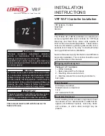 Lennox F1943L-3P Installation Instructions Manual предпросмотр