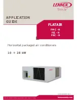 Lennox FLATAIR FIC-H Series Application Manual предпросмотр