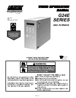 Lennox G24E SERIES User'S Information Manual предпросмотр