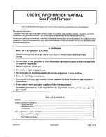 Preview for 4 page of Lennox G34M User'S Information Manual