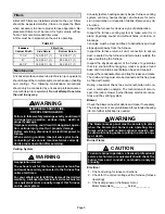 Preview for 5 page of Lennox G43UF SERIES User'S Information Manual