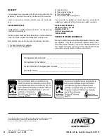 Preview for 30 page of Lennox Grandview GV 230 Installation And Operation Manual