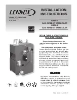 Lennox GSB8-075E Installation Instructions Manual предпросмотр