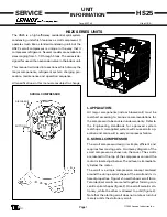 Предварительный просмотр 1 страницы Lennox HS25-211 Servise Manual