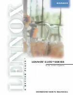 Lennox HSXA12 Homeowner'S Manual preview