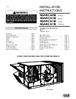 Lennox KCA092 Installation Instructions Manual предпросмотр