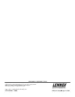 Предварительный просмотр 32 страницы Lennox L20 BF-2 Installation And Operation Manual